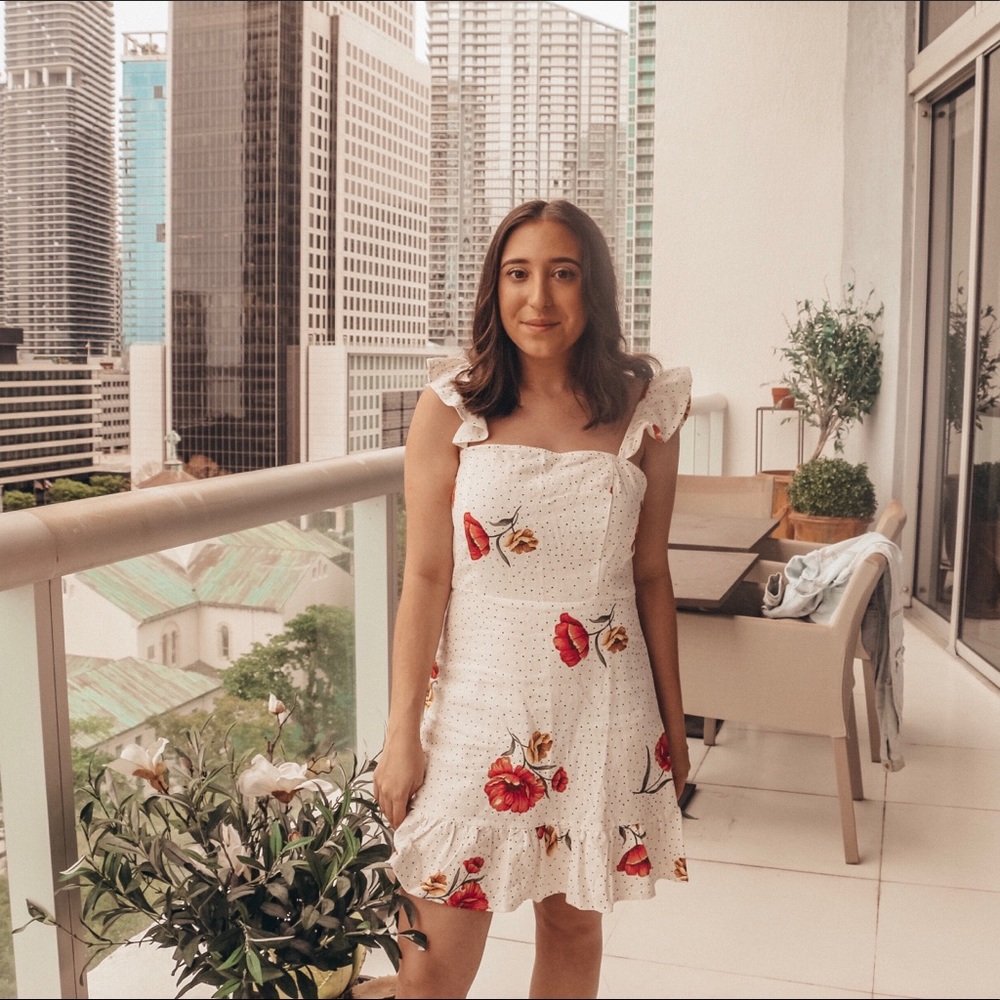 Floral Ruffles Dress